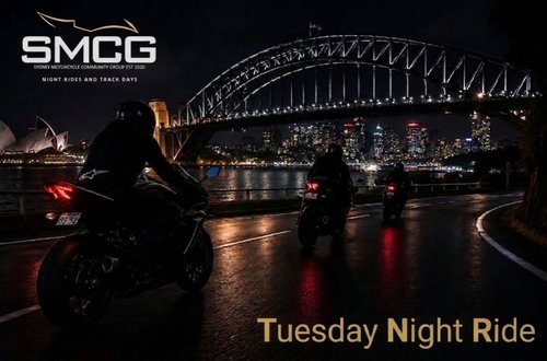 Tuesday Night Ride — car meet in Sydney, NSW on Tuesday 1 September 2026