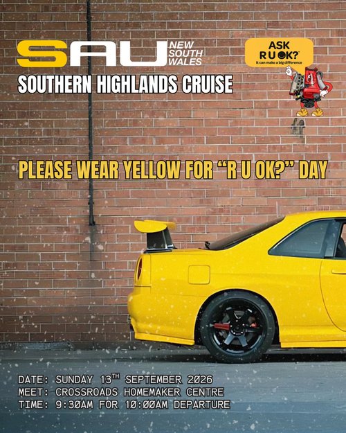 Southern Highlands Cruise — JDM car meet in Sydney, NSW on Sunday 13 September 2026