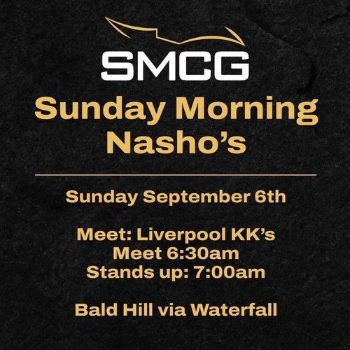 Sunday Morning Nasho's — car meet in Sydney, NSW on Sunday 6 September 2026