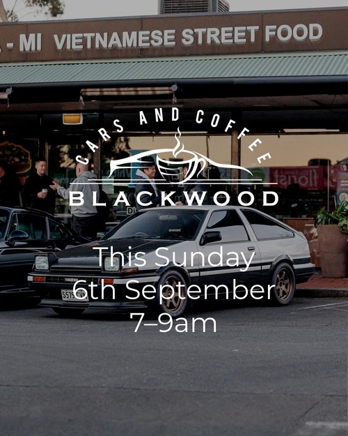 Cars and Coffee Blackwood — Classic/Euro car meet in Adelaide, SA on Sunday 6 September 2026