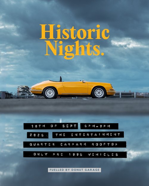 Historic Nights — Classic/Euro car meet in Sydney, NSW on Thursday 10 September 2026