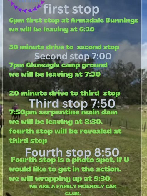 Coastal Cruises — car meet in Perth, WA on Tuesday 8 September 2026