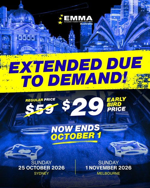 EMMA Australia — car meet in Sydney, NSW on Sunday 25 October 2026