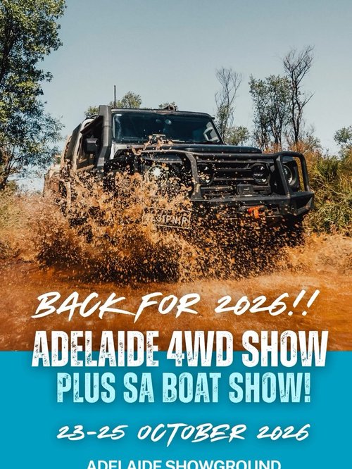 Adelaide 4WD Show & SA Boat Show — 4x4 spectator event in Adelaide, SA on Friday 23 October 2026