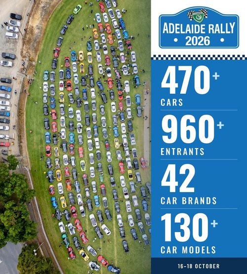Adelaide Rally — Exotic spectator event in Adelaide, SA on Friday 16 October 2026