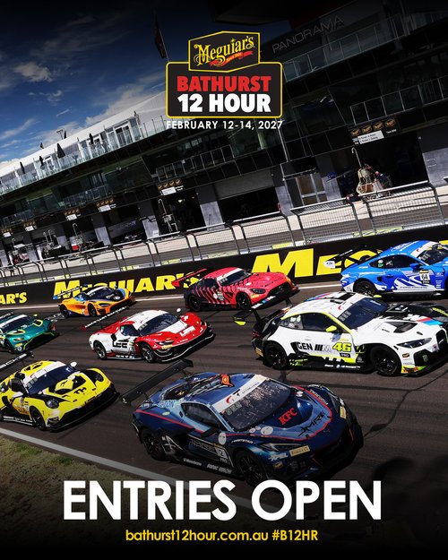 Meguiar's Bathurst 12 Hour — Euro/Exotic spectator event in Bathurst, NSW on Friday 12 February 2027