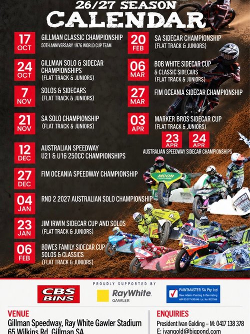 Gillman Classic Championship — Classic spectator event in Adelaide, SA on Saturday 17 October 2026