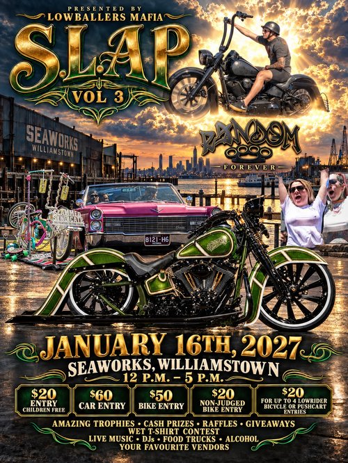 S.L.A.P. Vol 3 — Stance/Classic car meet in Melbourne, VIC on Saturday 16 January 2027
