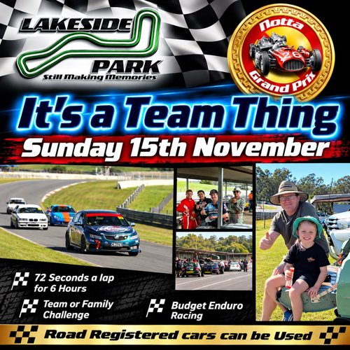 Notta Grand Prix — Muscle track day in Brisbane, QLD on Sunday 15 November 2026