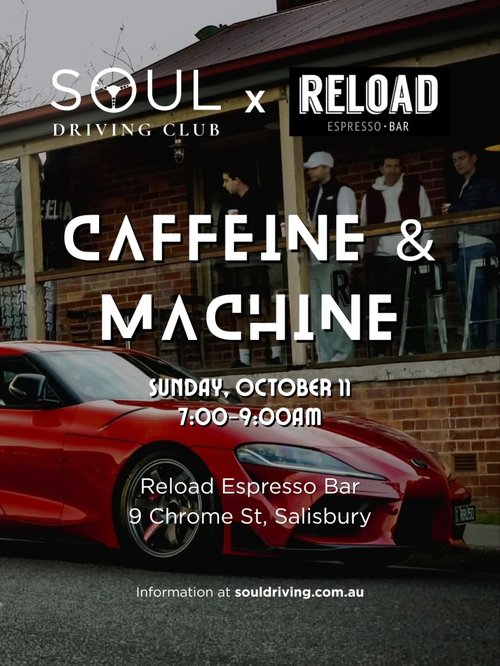 Caffeine & Machine — Euro/JDM car meet in Brisbane, QLD on Sunday 11 October 2026