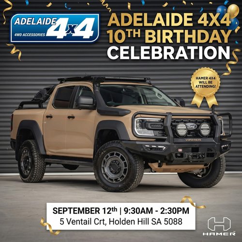 Adelaide 4x4 10th Birthday Celebration — 4x4 car meet in Adelaide, SA on Saturday 12 September 2026