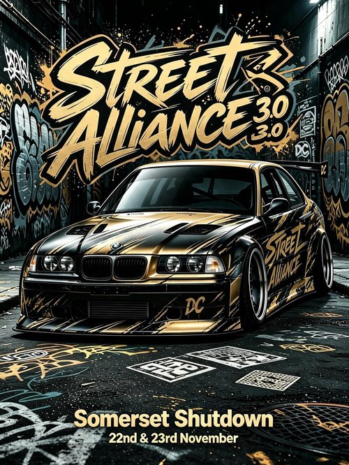 Street Alliance 3.0: Somerset Shutdown — Euro/Stance car meet in International on Sunday 22 November 2026