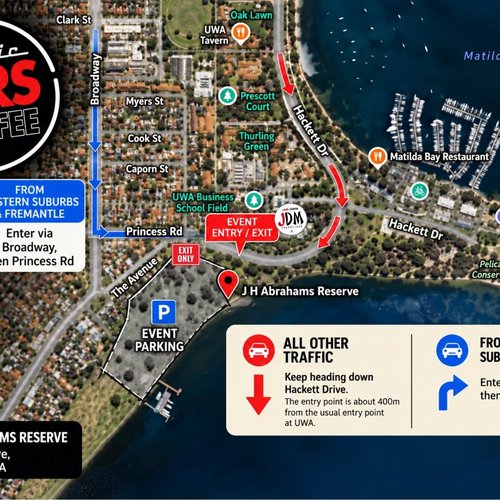 Classic Cars and Coffee — Classic/JDM car meet in Perth, WA on Sunday 13 September 2026