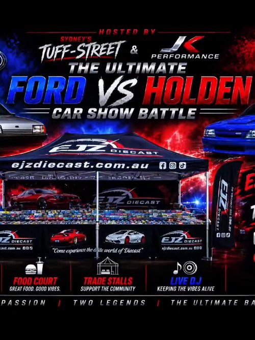 Ford vs Holden Battle — Muscle/JDM car meet in Sydney, NSW on Saturday 19 September 2026