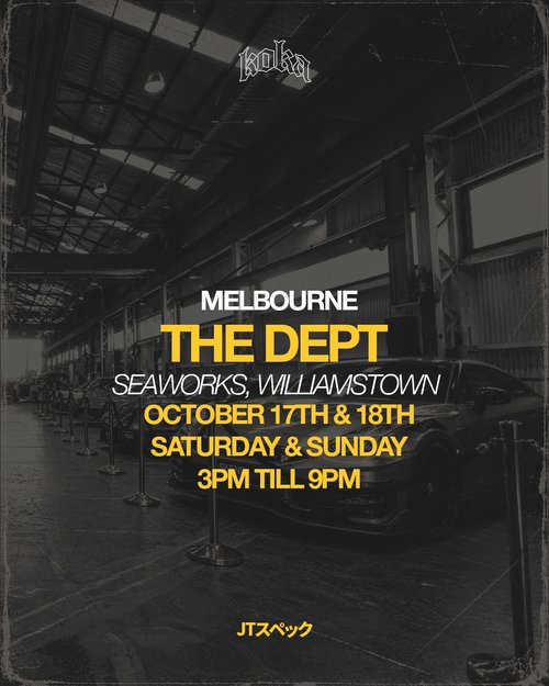 The Dept Show — JDM spectator event in Melbourne, VIC on Saturday 17 October 2026