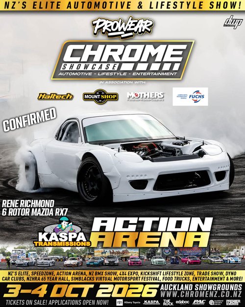 Chrome Showcase — JDM/4x4 spectator event in International on Saturday 3 October 2026