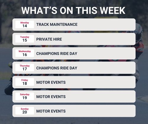 Motor Events — Muscle track day in Brisbane, QLD on Friday 18 September 2026