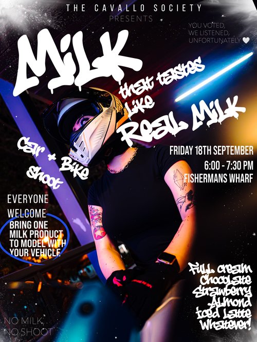 Milk That Tastes Like Real Milk — JDM car meet in Adelaide, SA on Friday 18 September 2026