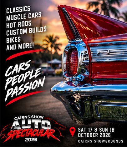 Cairns Show Auto Spectacular — Classic/Muscle spectator event in Cairns, QLD on Saturday 17 October 2026