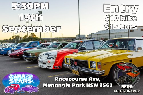 Cars Under the Stars — Classic/Muscle car meet in Sydney, NSW on Saturday 19 September 2026