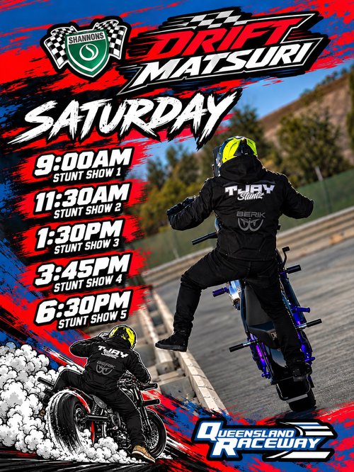 Drift Matsuri — JDM spectator event in Brisbane, QLD on Friday 2 October 2026