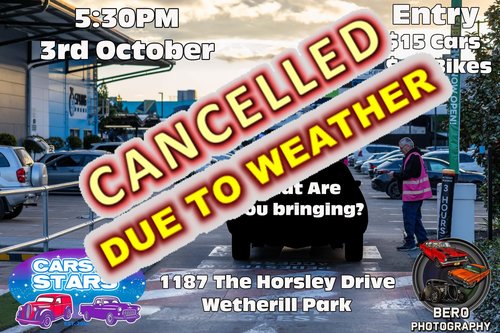 Cars Under The Stars — Classic car meet in Sydney, NSW on Saturday 24 October 2026