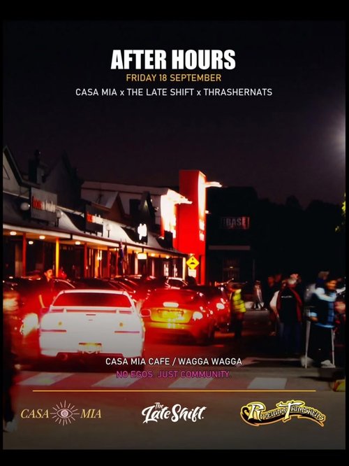 After Hours — JDM/Muscle car meet in Wagga Wagga, NSW on Friday 18 September 2026