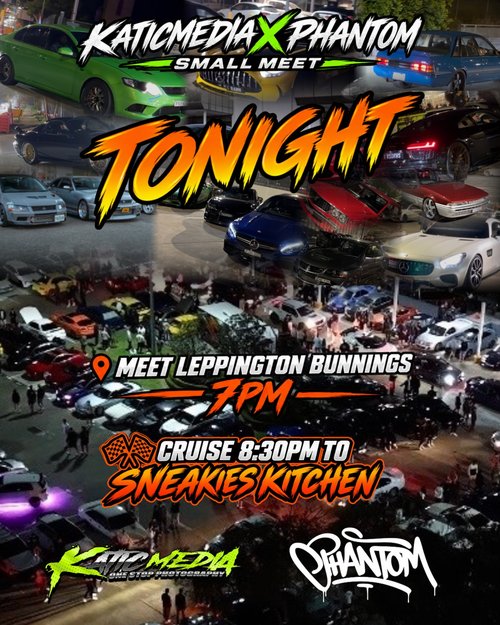 Katicmedia x Phantom Small Meet — Euro/JDM car meet in Sydney, NSW on Friday 18 September 2026