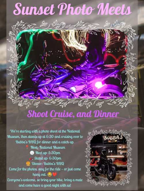 Sunset Photo Meets — car meet in Canberra, NSW on Friday 18 September 2026
