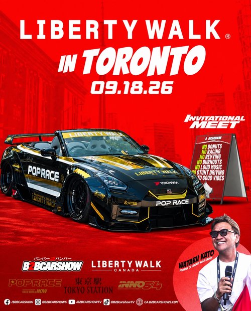 Liberty Walk in Toronto Invitational Meet — JDM/Stance car meet in International on Friday 18 September 2026