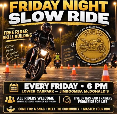 Friday Night Slow Ride — car meet in Brisbane, QLD on Saturday 19 September 2026