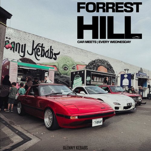 Forrest Hill Car Meets — JDM car meet in Melbourne, VIC on Wednesday 23 September 2026
