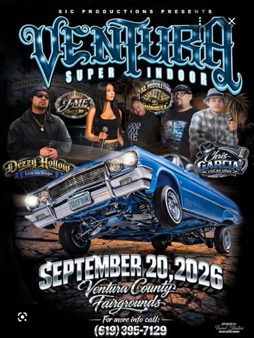 Ventura Super Indoor — Classic/Stance spectator event in International on Sunday 20 September 2026