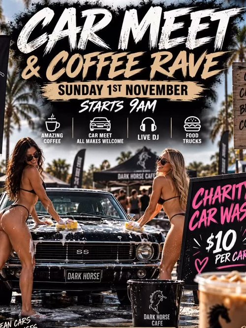 Car Meet & Coffee Rave — car meet in Sunshine Coast, QLD on Sunday 1 November 2026