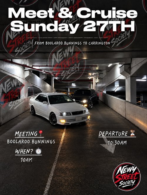 Meet & Cruise — JDM car meet in Newcastle, NSW on Sunday 27 September 2026