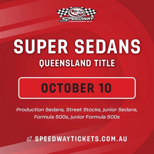 Queensland Super Sedan Title — Muscle spectator event in Toowoomba, QLD on Saturday 10 October 2026