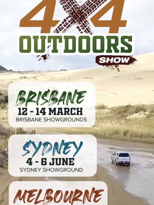 National 4x4 Outdoors Show — 4x4 spectator event in Brisbane, QLD on Friday 12 March 2027