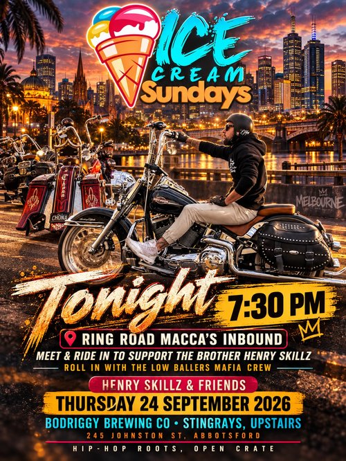 Ice Cream Sundays — Stance car meet in Melbourne, VIC on Thursday 24 September 2026