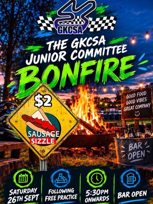 GKCSA Junior Committee Bonfire — car meet in Adelaide, SA on Saturday 26 September 2026