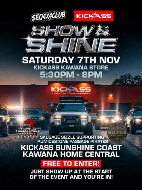 SEQ4X4CLUB Show & Shine — 4x4 car meet in Sunshine Coast, QLD on Saturday 7 November 2026