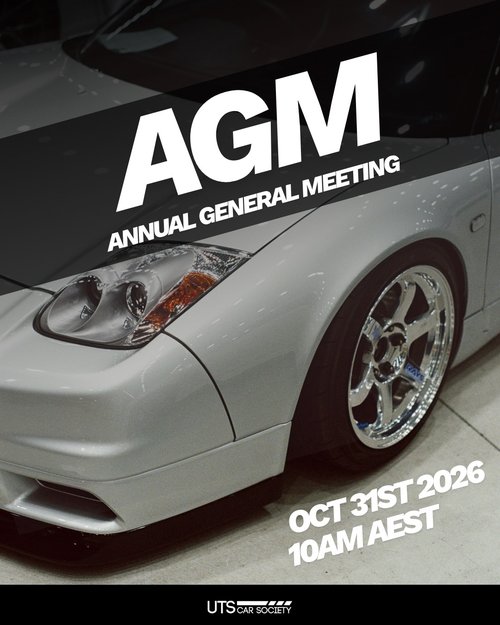 UTS Car Society Annual General Meeting — JDM/Euro car meet in Sydney, NSW on Saturday 31 October 2026