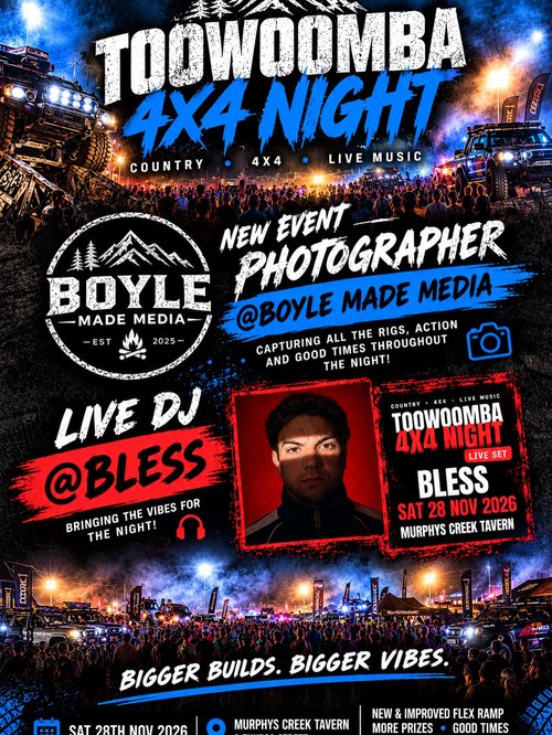 Toowoomba 4x4 Night — 4x4 car meet in Toowoomba, QLD on Saturday 28 November 2026