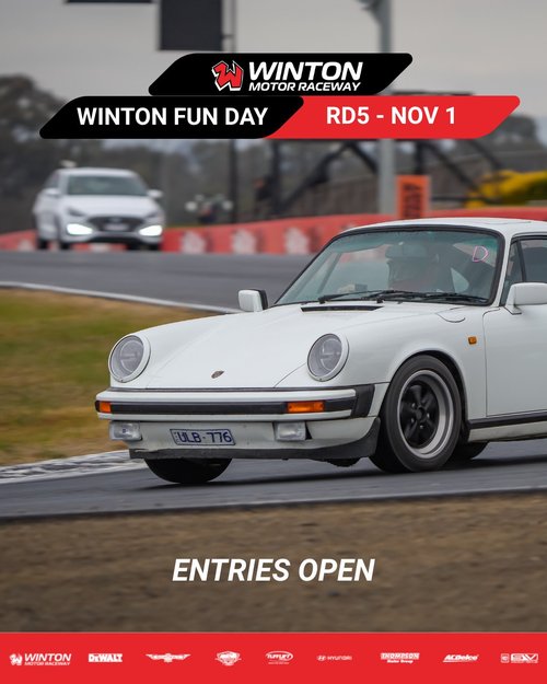 Winton Fun Day — track day in Melbourne, VIC on Sunday 1 November 2026