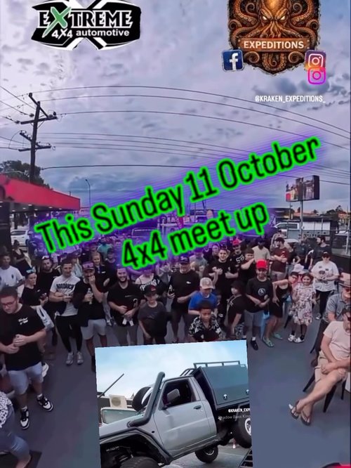 4x4 meet up — 4x4 car meet in Melbourne, VIC on Sunday 11 October 2026
