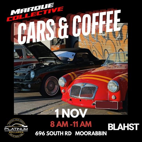 Marque Collective Cars & Coffee — JDM/Euro car meet in Melbourne, VIC on Sunday 1 November 2026