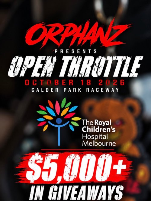 Open Throttle — spectator event in Melbourne, VIC on Sunday 18 October 2026