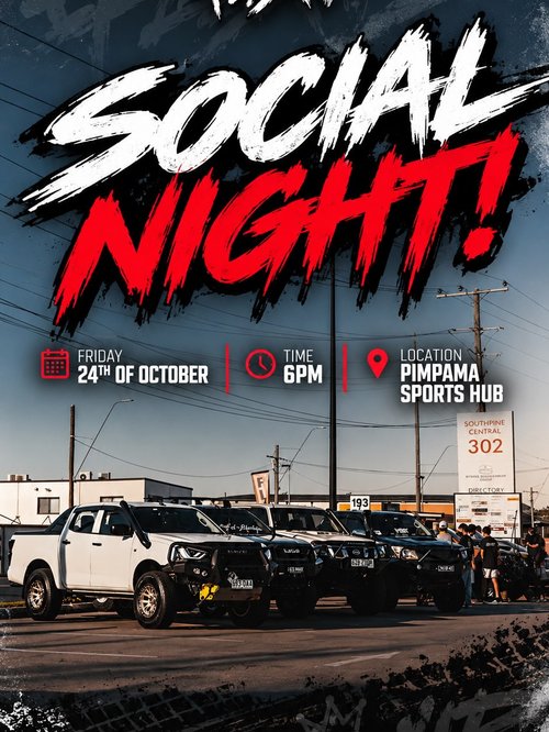 FLEXUP Social Night — 4x4 car meet in Gold Coast, QLD on Saturday 24 October 2026