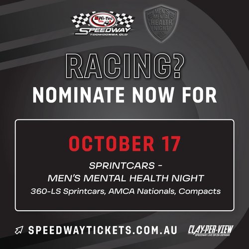 Men's Mental Health Night — Muscle spectator event in Toowoomba, QLD on Saturday 17 October 2026