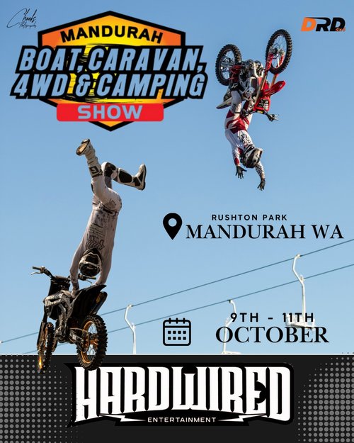 Mandurah Boat, Caravan, 4WD & Camping Show — 4x4 spectator event in Perth, WA on Friday 9 October 2026