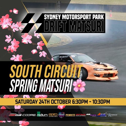 South Circuit Spring Matsuri — JDM/Muscle track day in Sydney, NSW on Saturday 24 October 2026